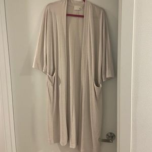 Long light duster cardigan aritzia Wilfred free